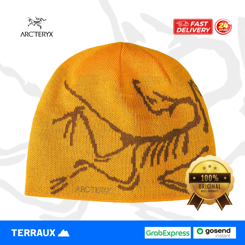 Beanie Arcteryx Authentic Head Bird Head Toque Arcteryx Original - สีเหลือง (Edzza/Relic)
