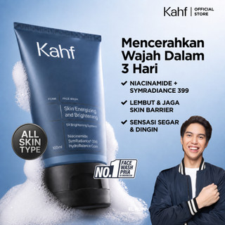 [TINTINTINWIN'S PICK] Kahf Face Wash Skin Energizing and Brightening 100 ml - Sabun Cuci Muka Pria untuk Membantu Mencerahkan Wajah - Suitable for Daily Use