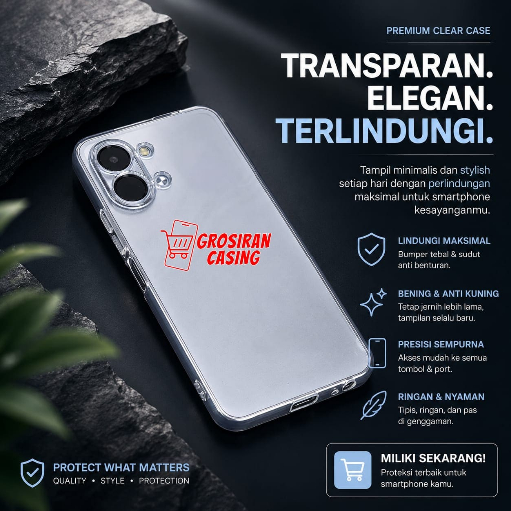 เคสใส 2.0Mm Premium Case Tecno Spark Go 3 CH-01