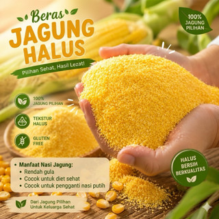 Nasi Jagung 1kg cocok untuk Diet, Diabetes, Kencing manis Juga Sangat Menyehatkan - WINTOMFOOD