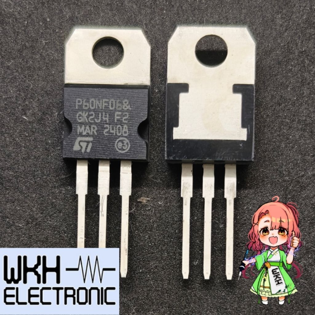 STP60NF06 P60NF06 P60NF06L 60NF06 60A 60V N-Channel MOSFET TO-220