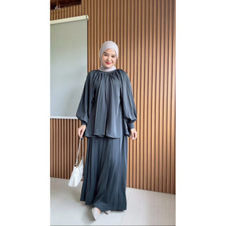 Melisa Syari - Andin Oneset Stelan Rok & Stelan Celana rempel