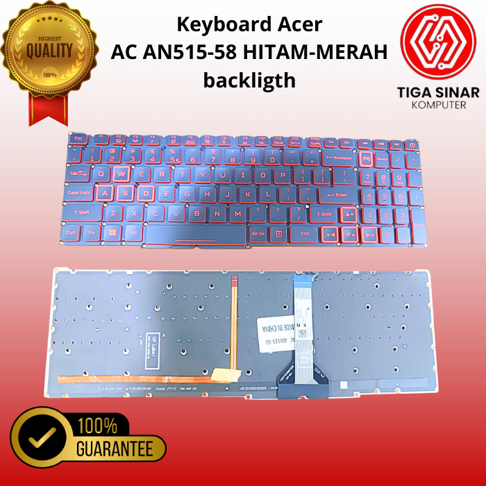 Acer Nitro 5 AN515-57 AN515-46 AN515-43 AN515-58 AN517-42 คีย์บอร์ด RGB Backlight 14 พิน - ไฟแบ็คไลท