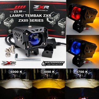 Lampu Tembak Biled Matrix X1 50 Watt Bluelens ZXR ZX89 Series Ada Warning Light Demon Eyes Cahaya 3 Warna Waterproof