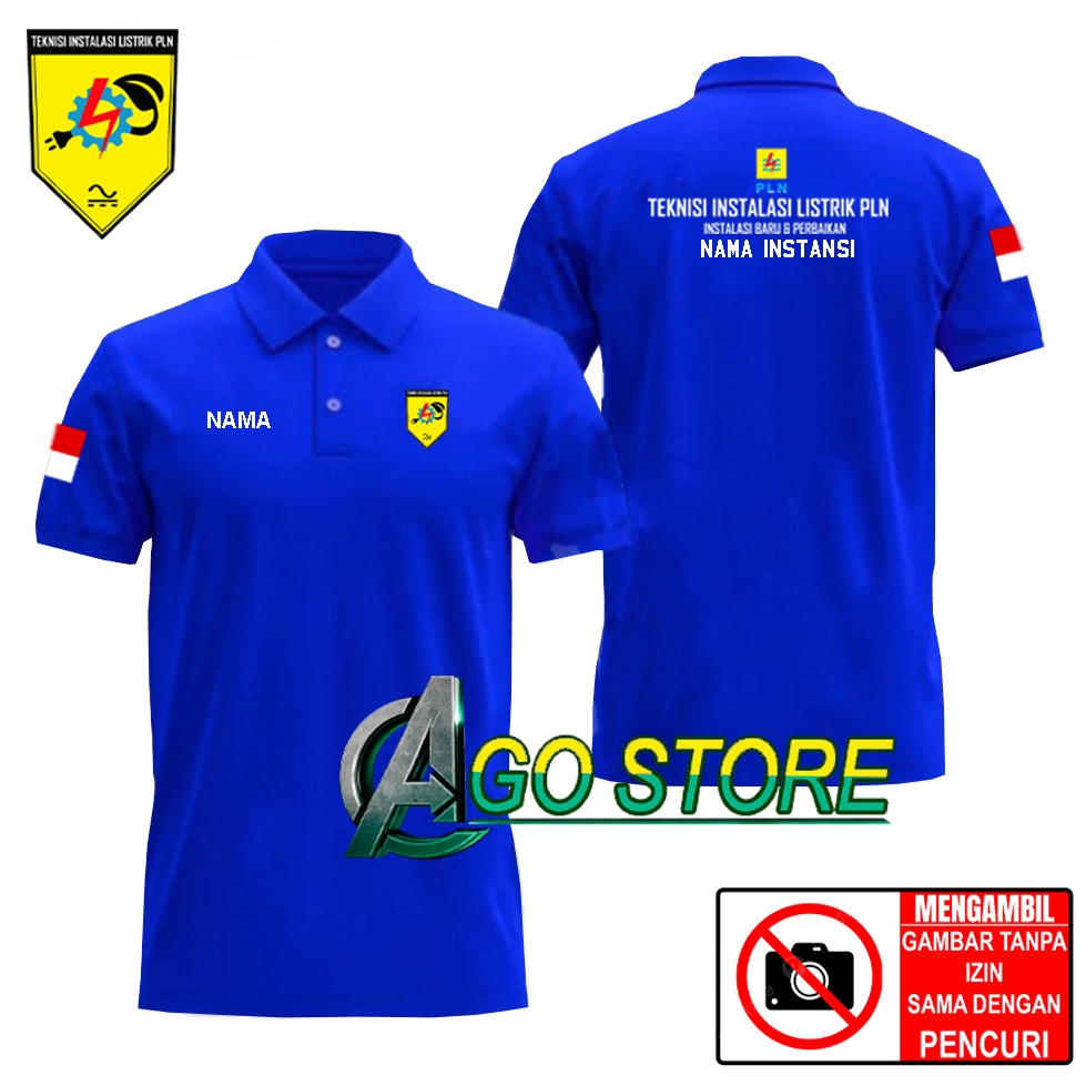 เสื้อยืดคอปกโปโล, เสื้อยืดคอปก, PLN ELECTRICAL INSTALLATION TECHNICIAN - NEW INSTALLATION AND DIGITA