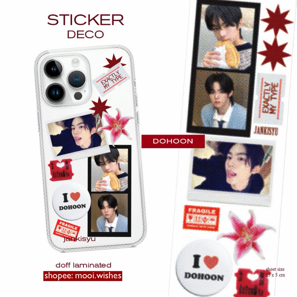 [JANKISYU] TWS My Type Sticker Deco Kpop Handphone Laptop
