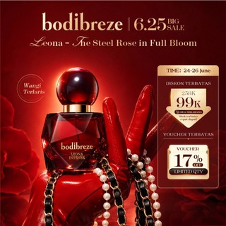 [Terlaris] Bodibreze Leona Extrait de Parfum | Floral Lychee Rose Tahan Lama Elegan Percaya Diri untuk Kantor & Malam Eau De Parfum Wanita EDP