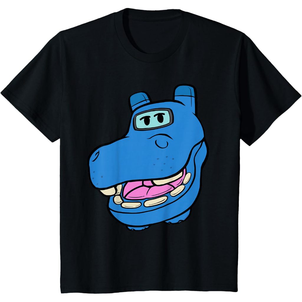 เรื่องราวของ Disney และ Pixars Toy Story 5 Atlas Hippopotamus Big Pose เสื้อยืดผ้าฝ้ายหวี