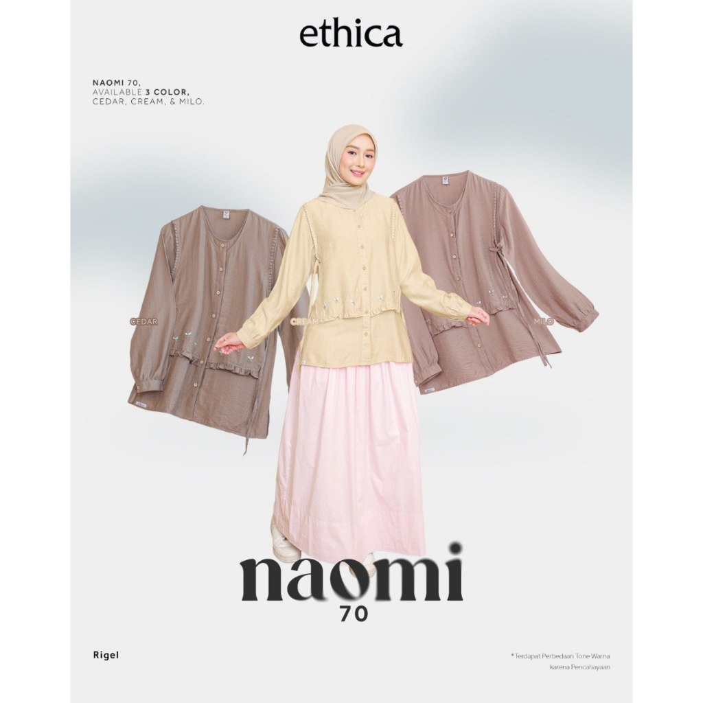 ใหม่ล่าสุด ETHICA NAOMI 70 BLOUSE, ผู้หญิง DAILY CASUAL TOP, ที่ถูกที่สุดสําหรับ WEDDINGS