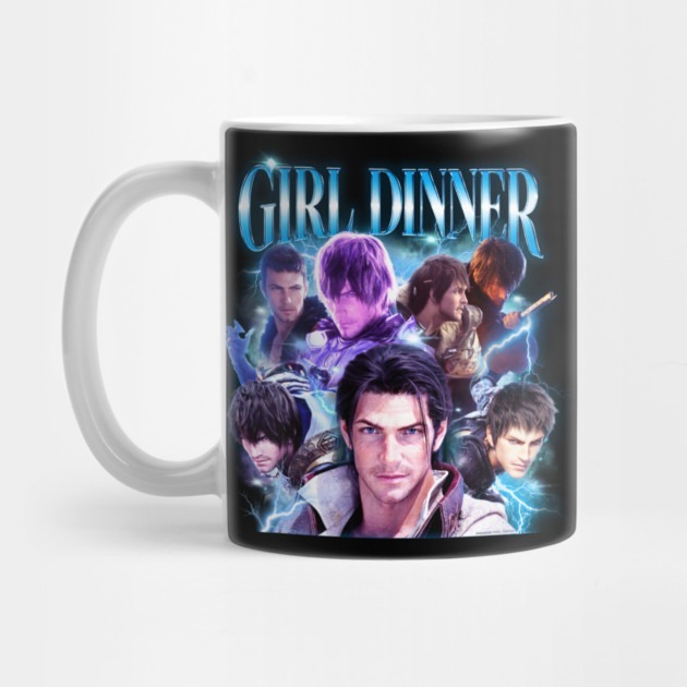เสื้อ Meteor Girl Dinner (FFXIV) - แก้วน้ําชา Final Fantasy Xiv