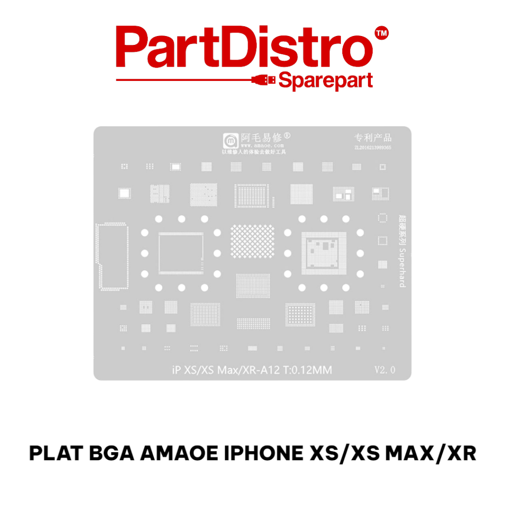 AMAOE IC MOLDING PLATE IPHONE XS / AMAOE BGA PLATE IPHONE XS/XS MAX/XR