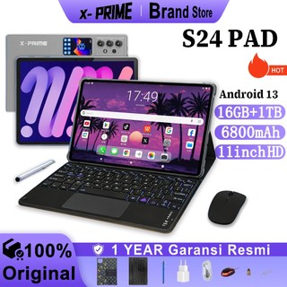 [COD] Ready Stock Garansi Satu Tahun Samsug X-PRIME Tablet murah Baru 11.6 inch (16GB+1TB) PC4-S24 High-definition Computer tablet learning, Entertainment, Office Tablet android 15