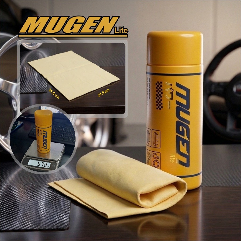 KANEBO / ผ้า Mugen Kanebo / ผ้า Kanebo อเนกประสงค์ / ผ้า ไฟเบอร์สูง / ผ้า Chamois สีเหลือง