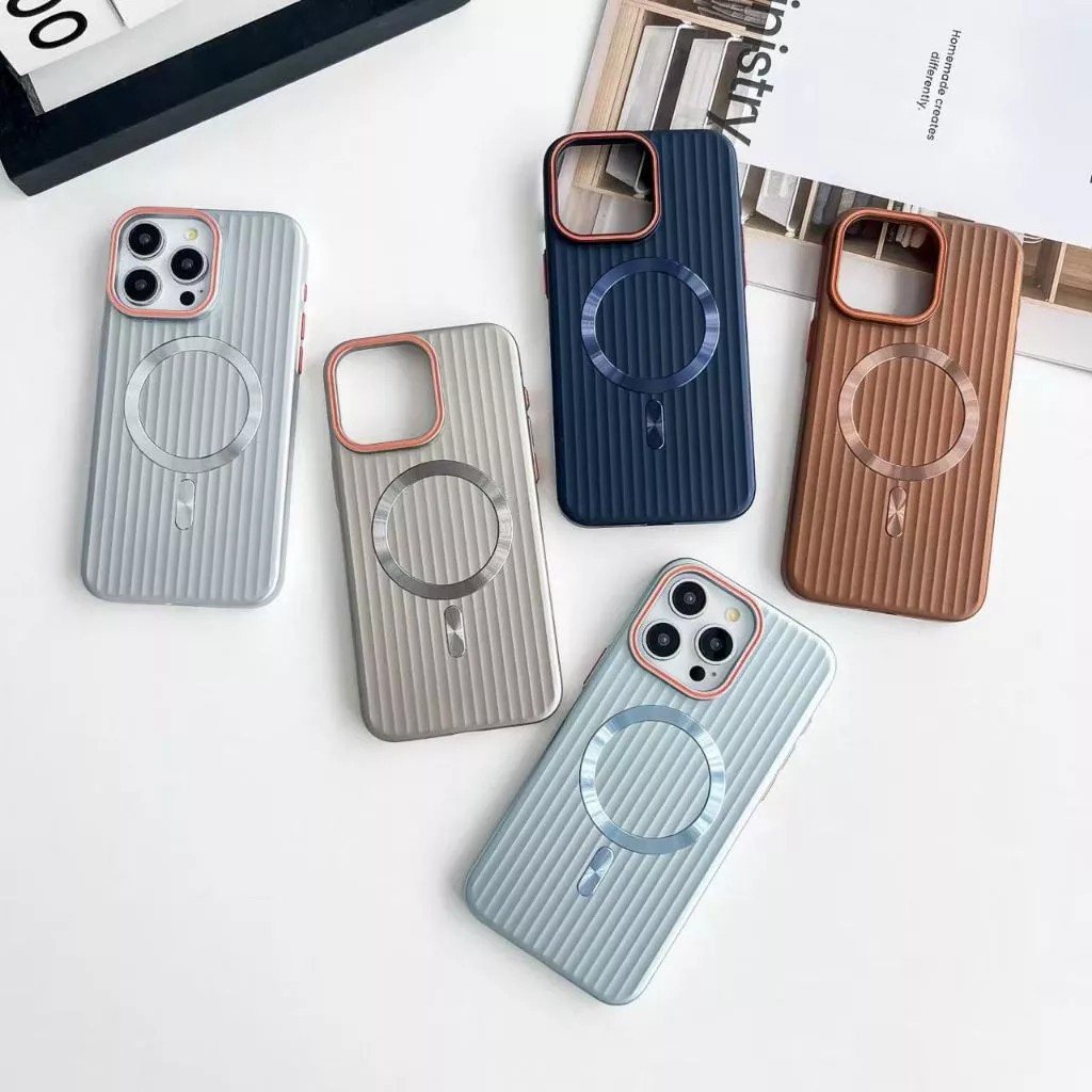 CASE LUXURY LUGGAGE MAGSAFE สําหรับ SAM*UNG S23 FE S24 FE S25 S25 ULTRA S26 S26 PLUS S26 ULTRA
