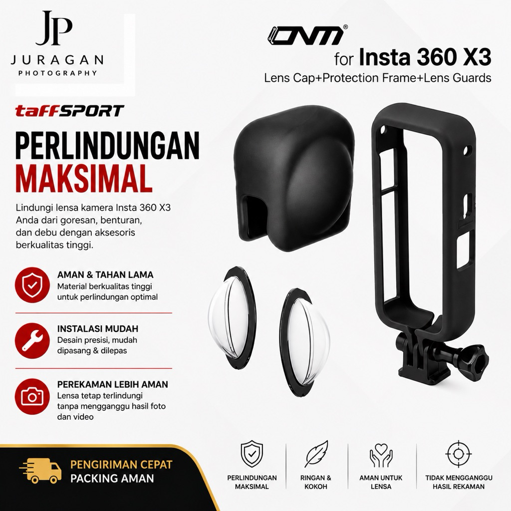 Insta 360 X3 กรอบ / Insta 360 X3 กรอบพลาสติก / Insta 360 X3 ป้องกันรอยขีดข่วน / 360 X3 เคสซิลิโคน