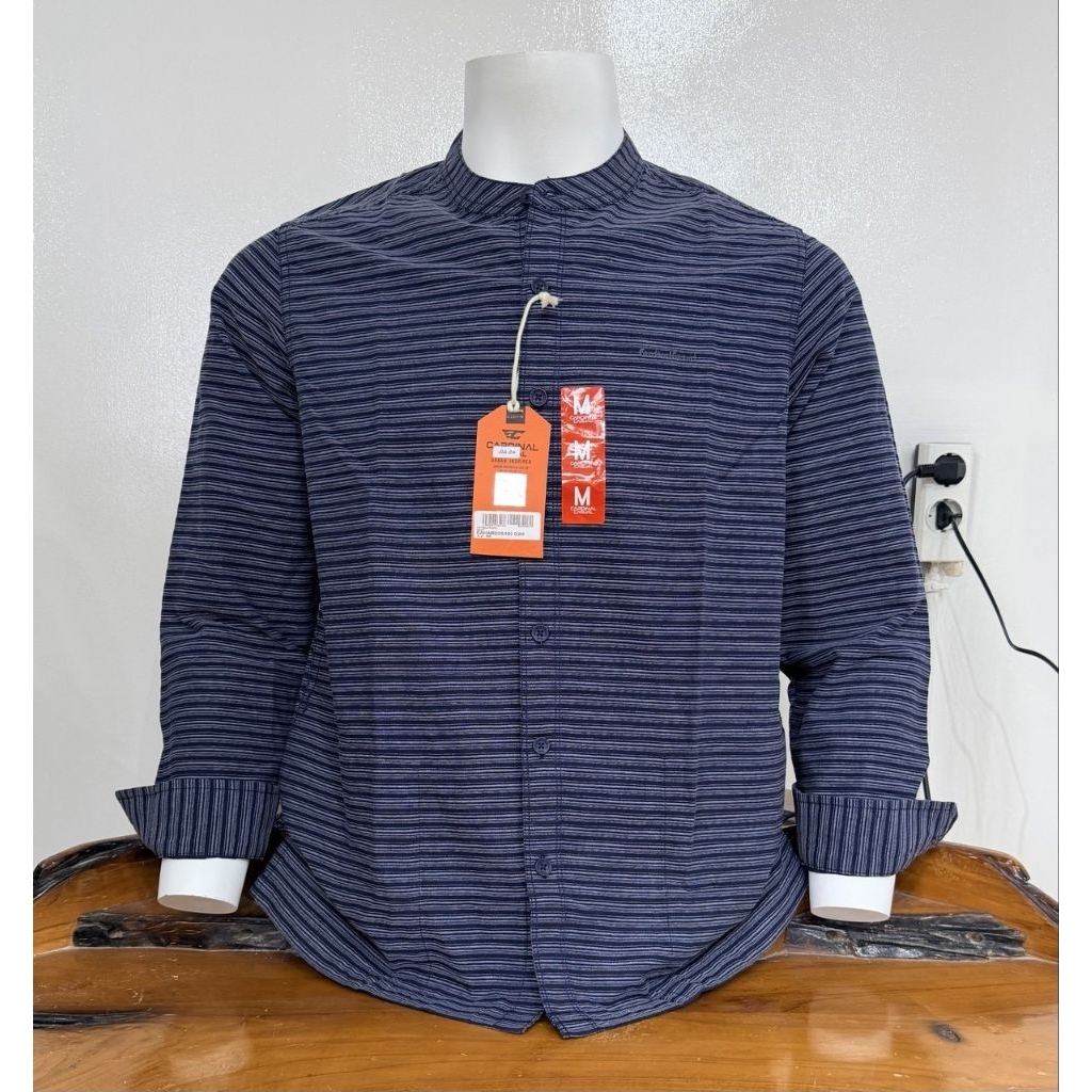 KEMEJA KOKO KEMIKO MENS KOKO SHIRT CARDINAL JEANS CASUAL LONG SLEEVE ORIGINAL