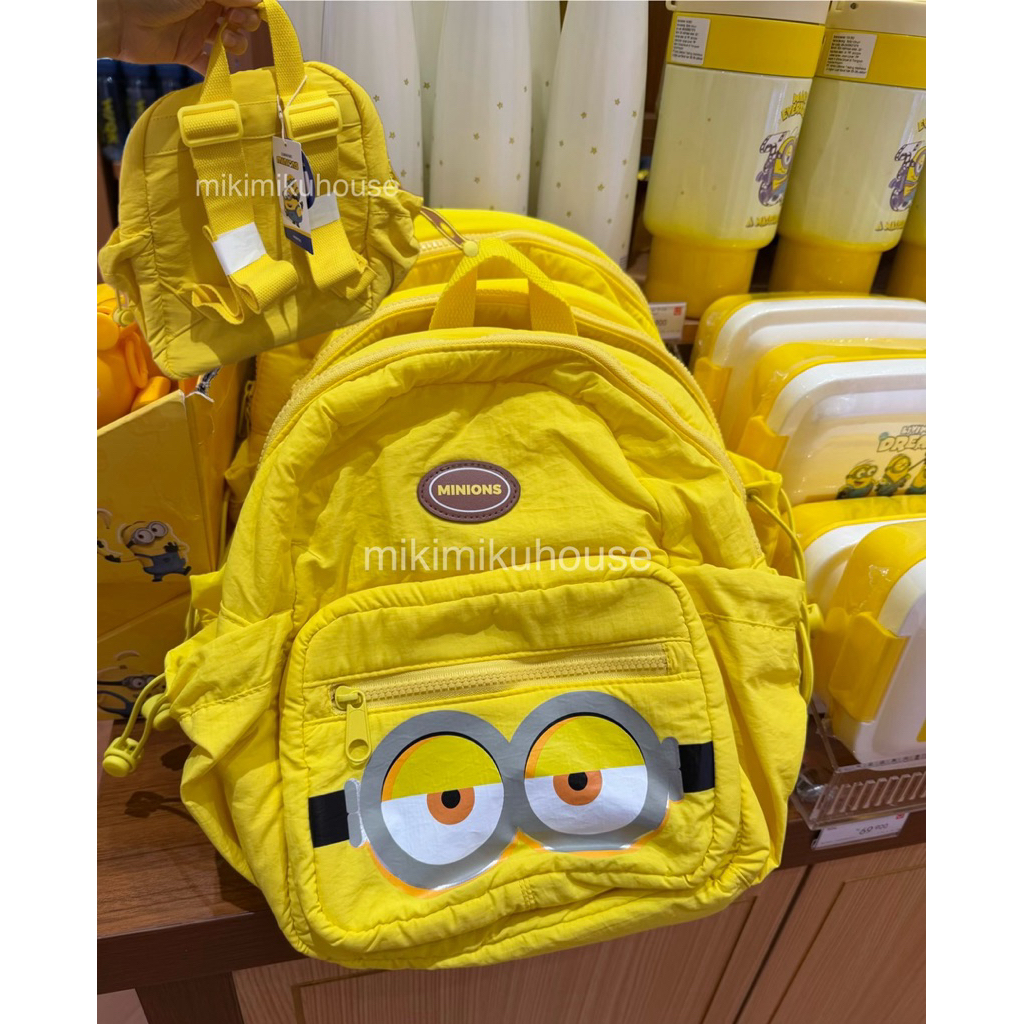 MINISO MINIONS BACKPACK MINION BACKPACK MINISO x MINIONS 2026 MINIONS MINISO