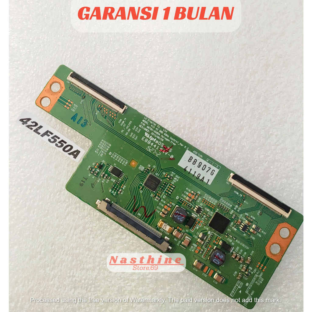 MESIN PCB TCON TV T CON TV LG 42LF550A / 42LF550 รับประกันต้นฉบับ 100% TCON T CON TV MACHINE