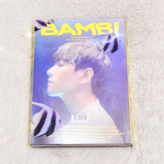 UNSEALED ALBUM BAEKHYUN BAMBI PHOTOBOOK BAMBI VER.