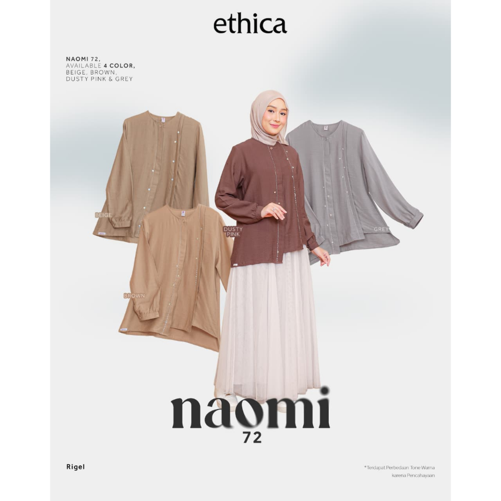 ใหม่ล่าสุด ETHICA NAOMI 72 BLOUSE, ผู้หญิง DAILY CASUAL TOP, ที่ถูกที่สุดสําหรับ WEDDINGS