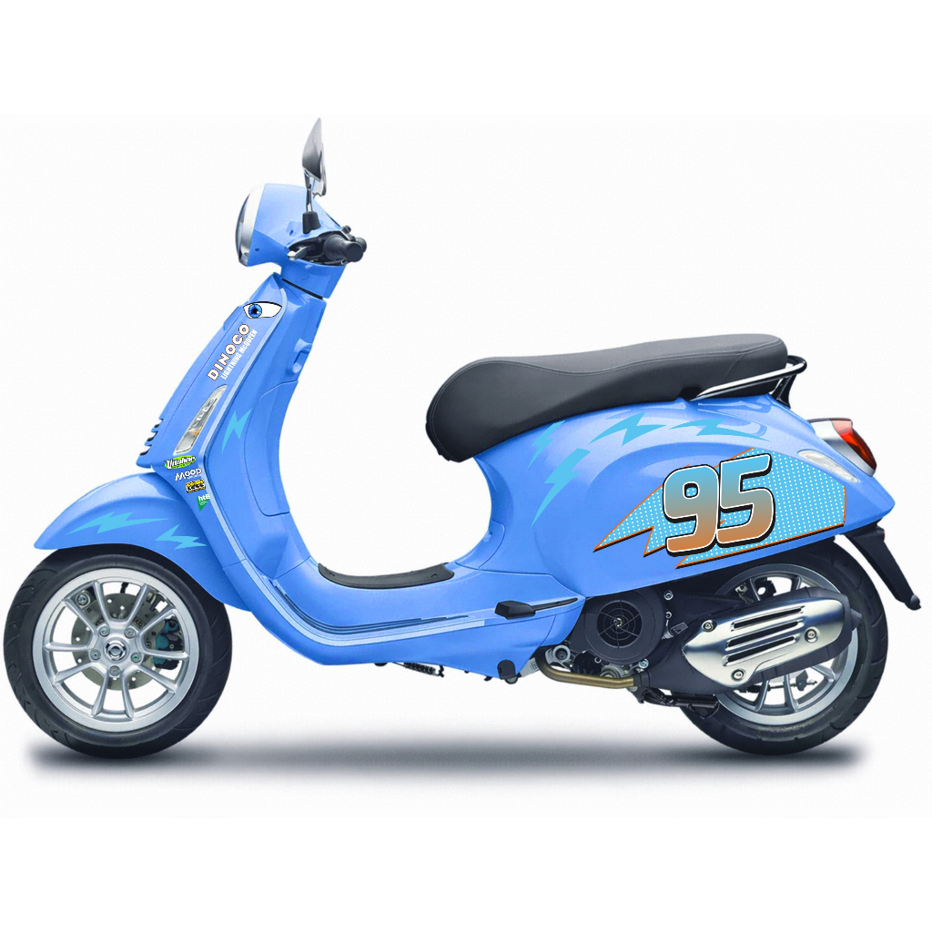 UNIVERSAL Mickey UV Transparent DECAL STICKER DINOCO BY REQUEST