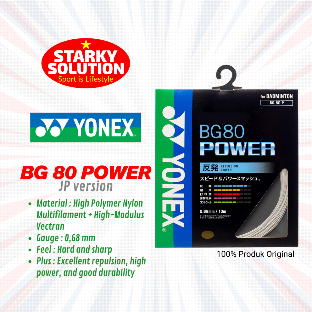 สายแบดมินตัน BG 80 POWER JP BG80 Power JAPAN Original - รุ่น JP