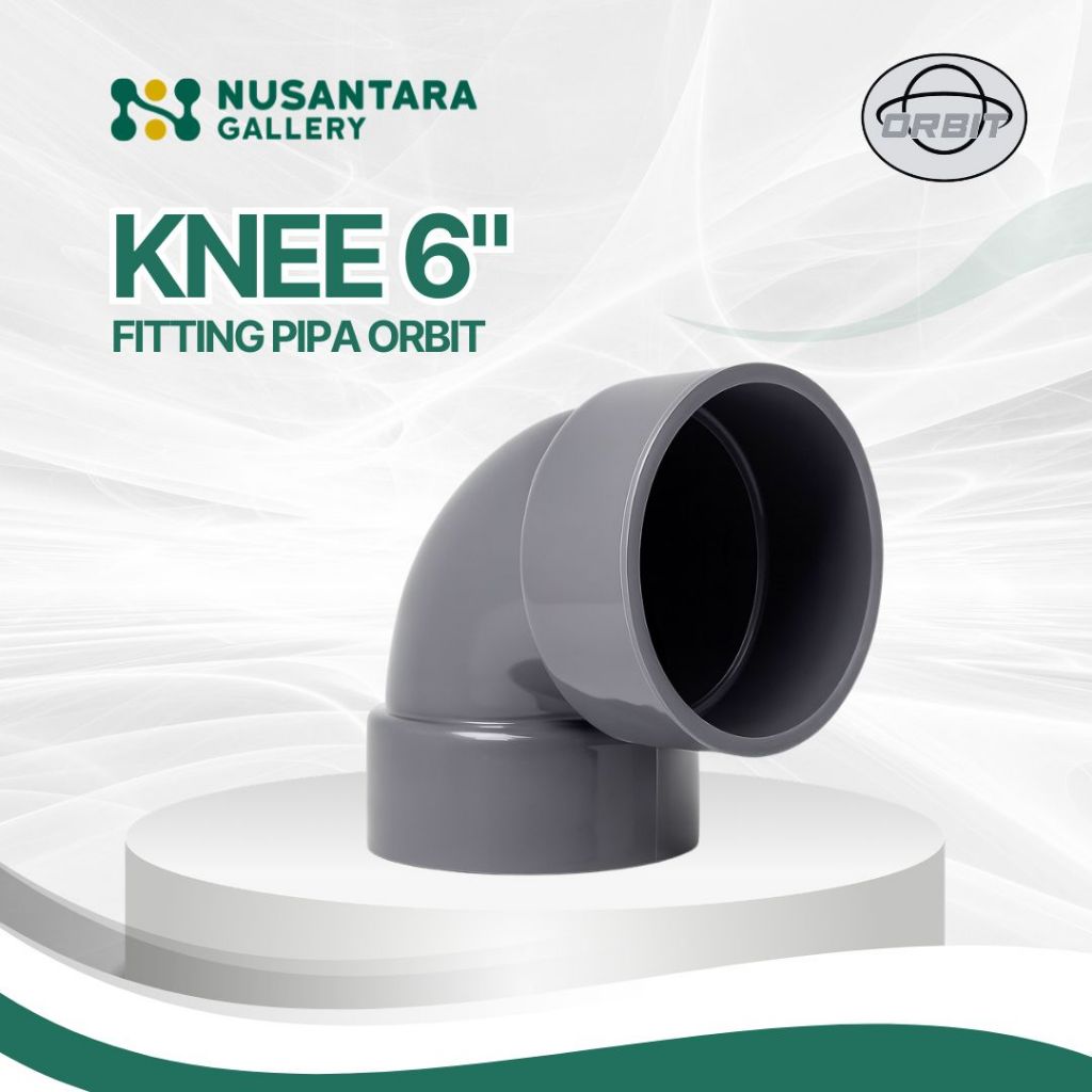 SIKU ORBIT เข่า PVC 90° 6นิ้ว-ข้อต่อท่อน้ําข้อศอก