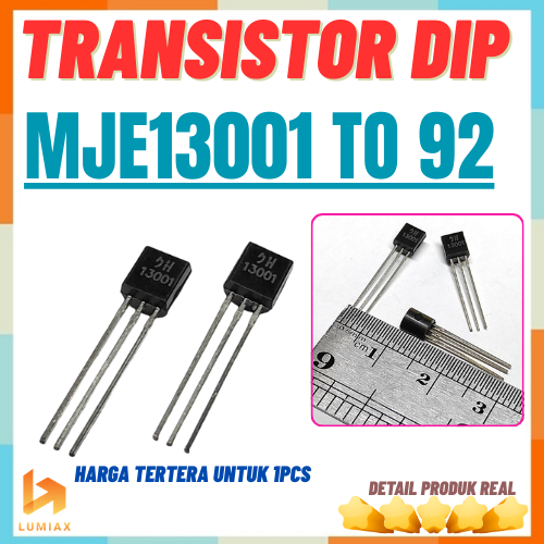 ทรานซิสเตอร์ MJE 13001 NPN ถึง 92