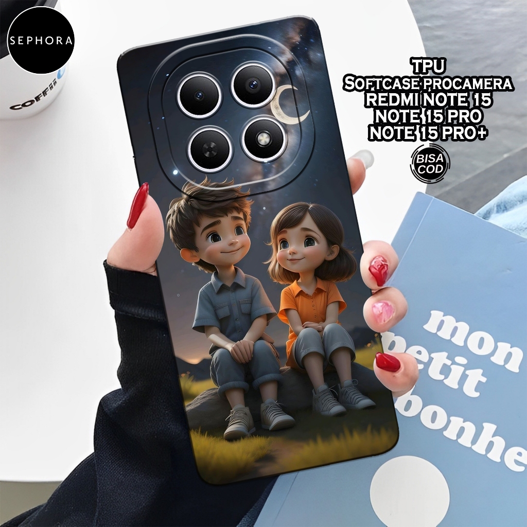 เคส HP Redmi Note 15/15 Pro/15 Pro+ - เคสการ์ตูนแฟชั่น - เคสอ่อน Note 15/15 Pro/15 Pro+ - เคสกล้อง P