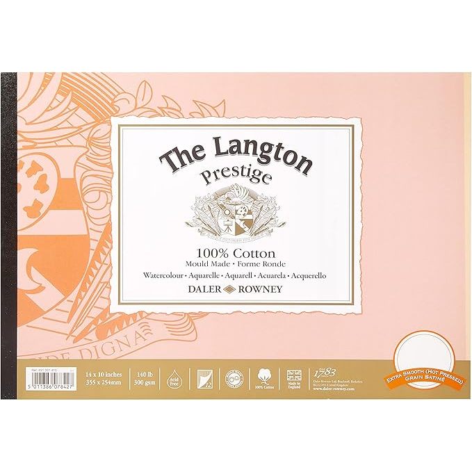 LANGTON WC HP PD 14X10IN 300G 12SH - อุปกรณ์ศิลปะบาหลี