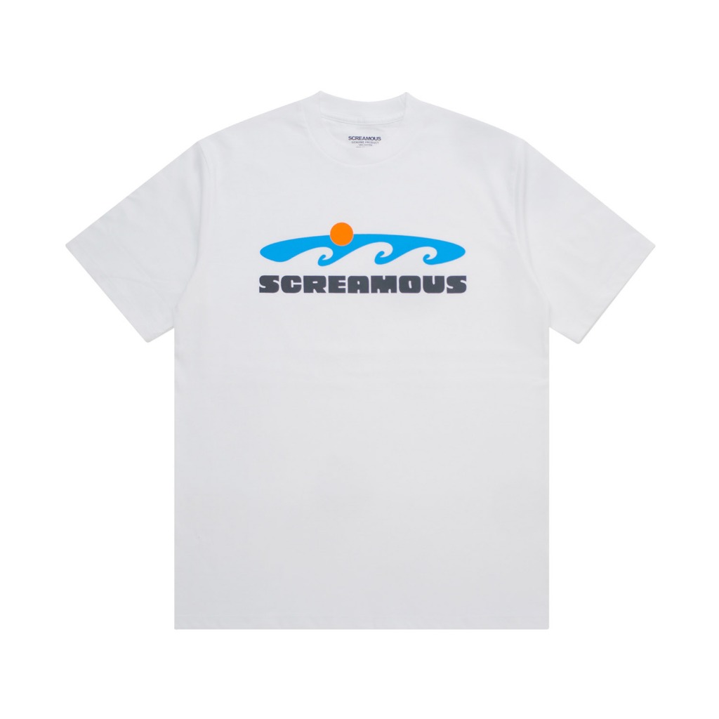 เสื้อยืดกรีดร้อง RIPPLES สีขาว