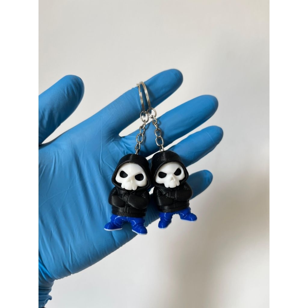 GANTUNGAN (KJ Tech) พวงกุญแจ Gangsta Skull