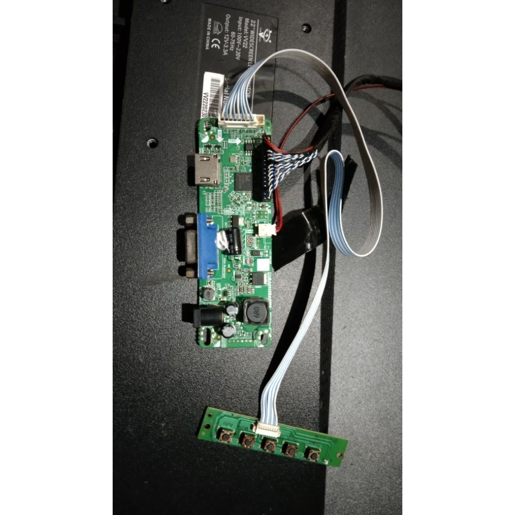 MB เมนบอร์ดคอมพิวเตอร์ MONITOR 22 INCH เมนบอร์ด MONITOR 22IN เมนบอร์ด VV22 เมนบอร์ด MONITOR รุ่น VV2