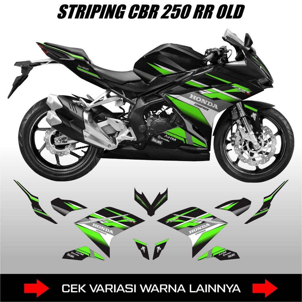 HONDA CBR 250 RR OLD STRIPING สติ๊กเกอร์ DECAL / สต็อก DECALS CBR250RR K64 2016-2019