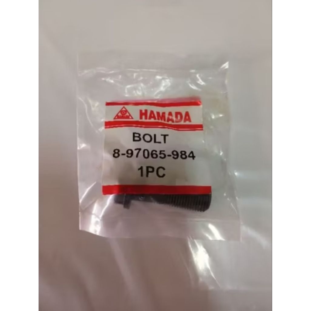 FLYWHEEL BOLT FLY WHEEL ISUZU PANTHER TRAGA DMAX NLR NMR ORIGINAL HAMADA