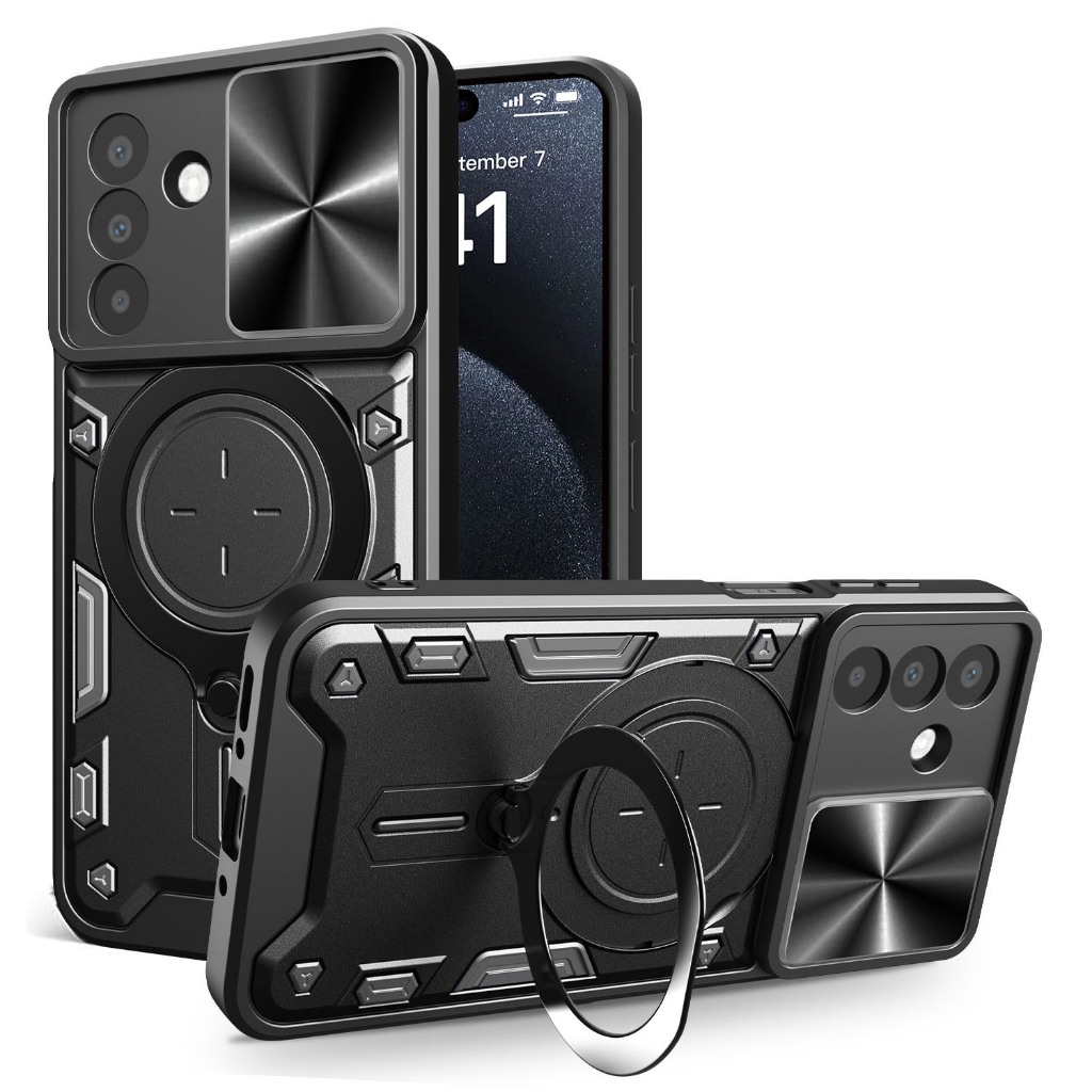 Samsung A26 5G - Samsung A17 5G - LTE - EvoX Army Flash Flip Lens Armor Case กันกระแทก