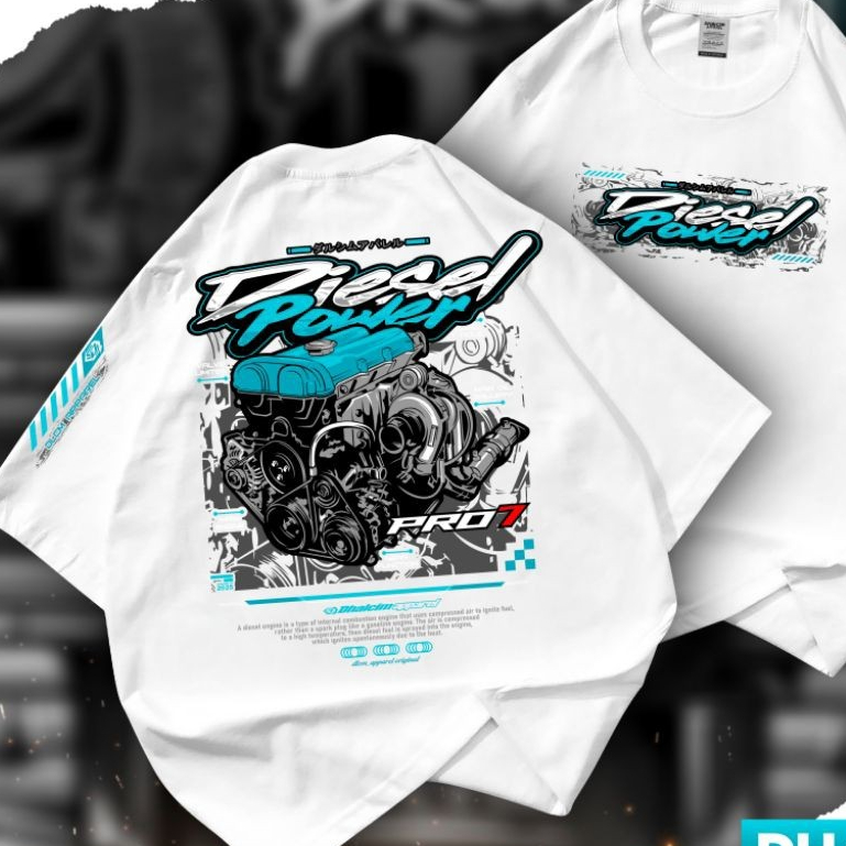 เสื้อยืด DISEL POWER TURBO FUL COTTON DISTRO | เสื้อยืด DISTRO POWER DIESEL, เสื้อยืด DIESEL POWER P