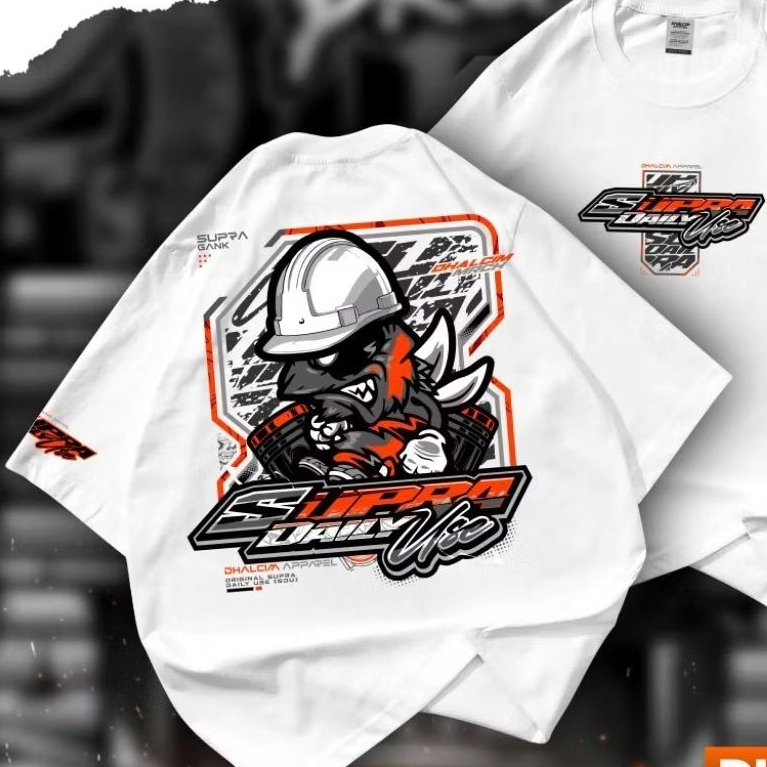 SUPRA DAILY USE RACING DISTRO T-SHIRTS, SUPRA DAILYUSE KAISE, เสื้อยืด SUPRA DAILYUSE, เสื้อยืด SUPR
