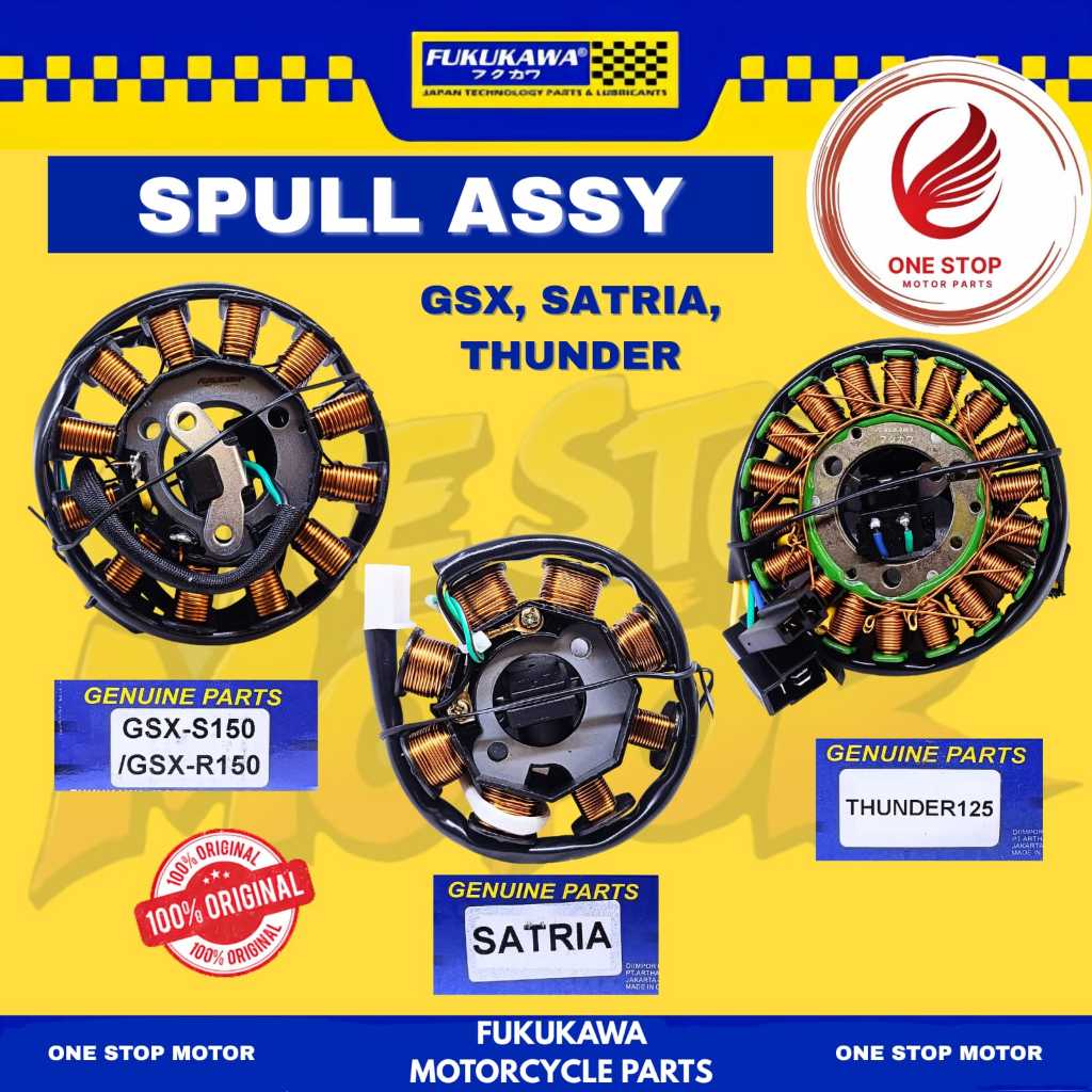 Spool Assy Fulser Suzuki Gsx R 150 Gsx s150, Thunder 125, Satria ของแท้ FUKUKAWA
