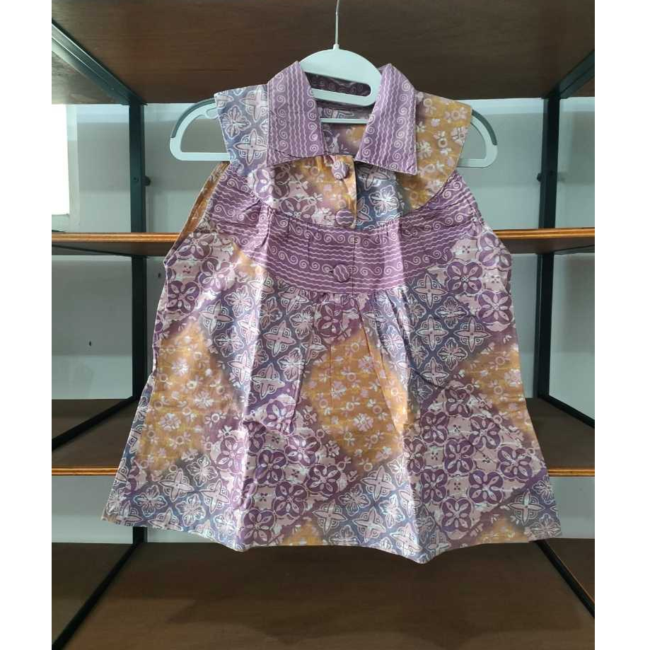 UNGU PRELOVED MIXED PURPLE BATIK KUTUNG TOP