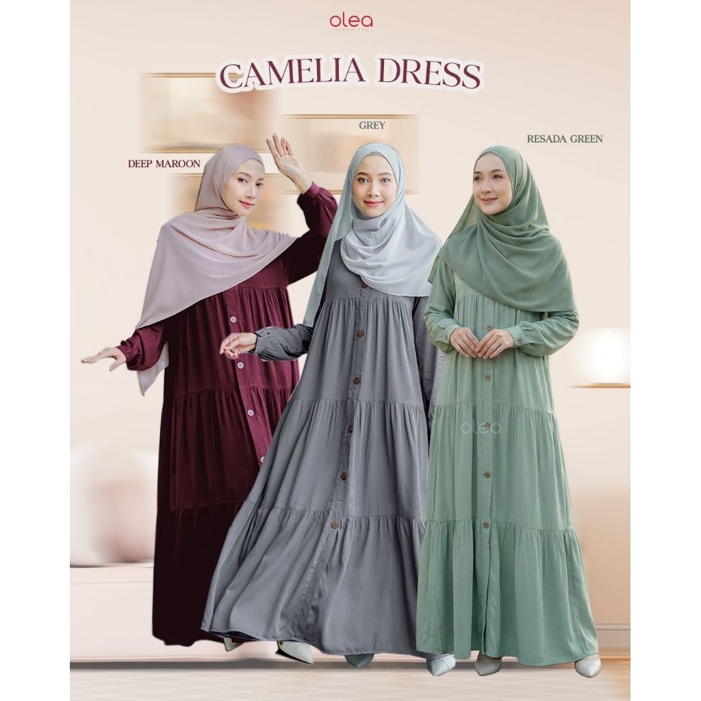 Camelia New Dress, Zanetta Material By Olea