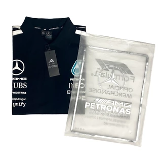 เสื้อโปโล MERCEDES F1 2026 เสื้อโปโลสีดํา เสื้อโปโลผู้ชาย