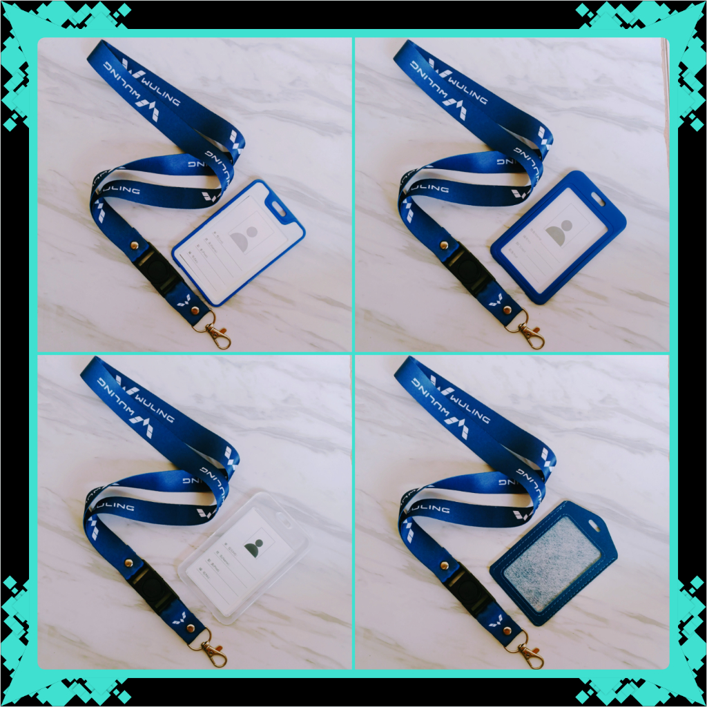 GANTUNGAN Wuling ID Card Lanyard & Frame, Holder, ID Card Holder