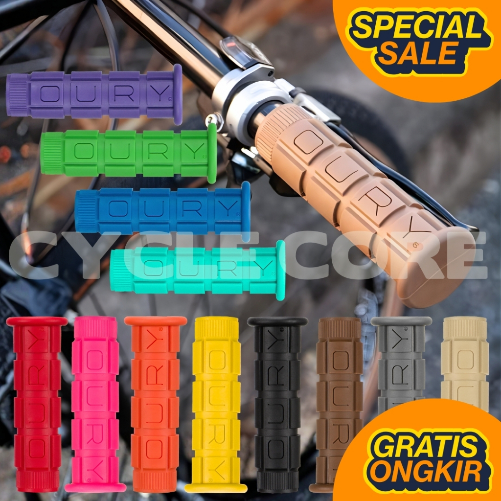 Hand Grip จักรยาน Grip OURY Single Compound MTB จักรยานพับ Fixie Commuter Bike Minivelo Minion Hybri