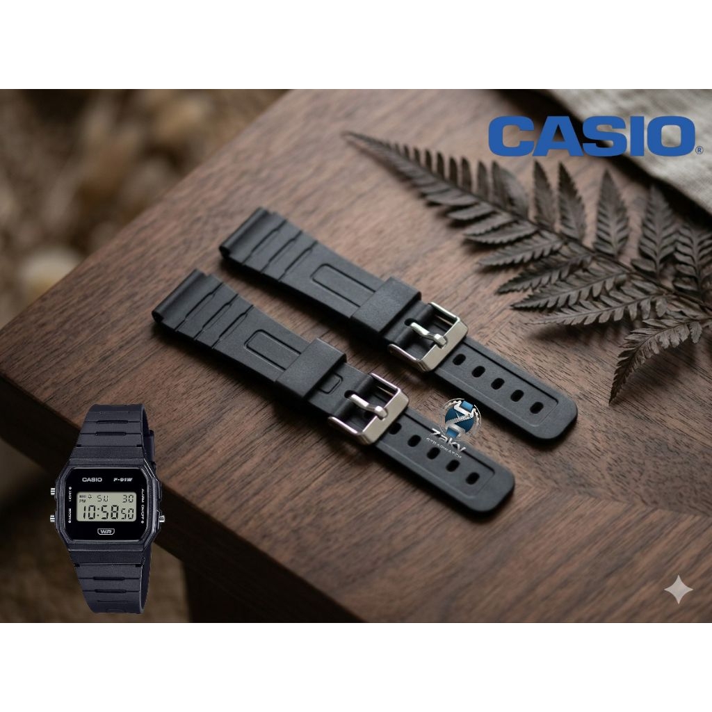 สายนาฬิกา Casio F91 F-91W F-94W F-105W สายยาง Casio