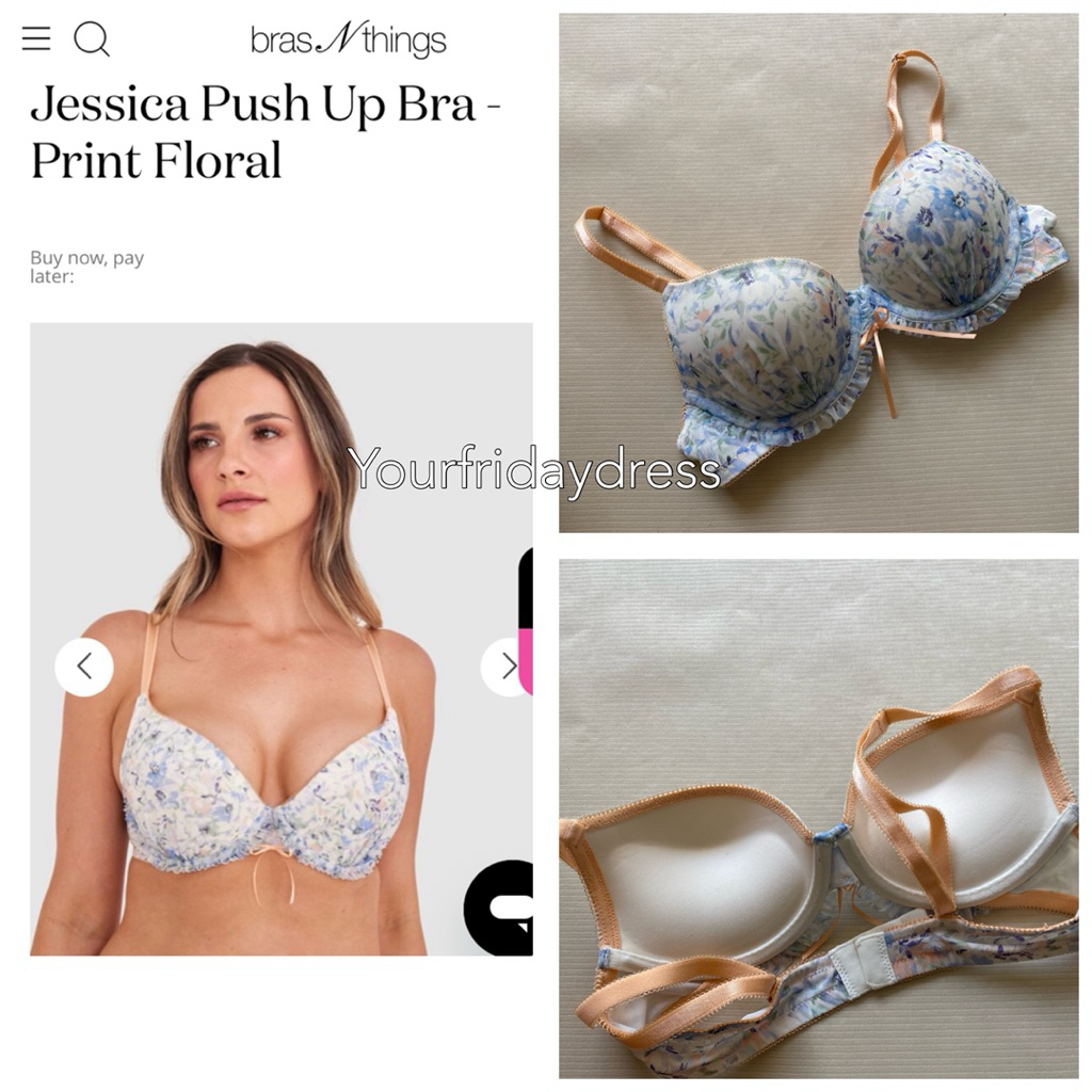 Jessica Push Up Bra จาก Bra N Things (แบรนด์ออสเตรเลีย) Be Real Smooth Lace Smung Bra ชุดชั้นในแบบมี