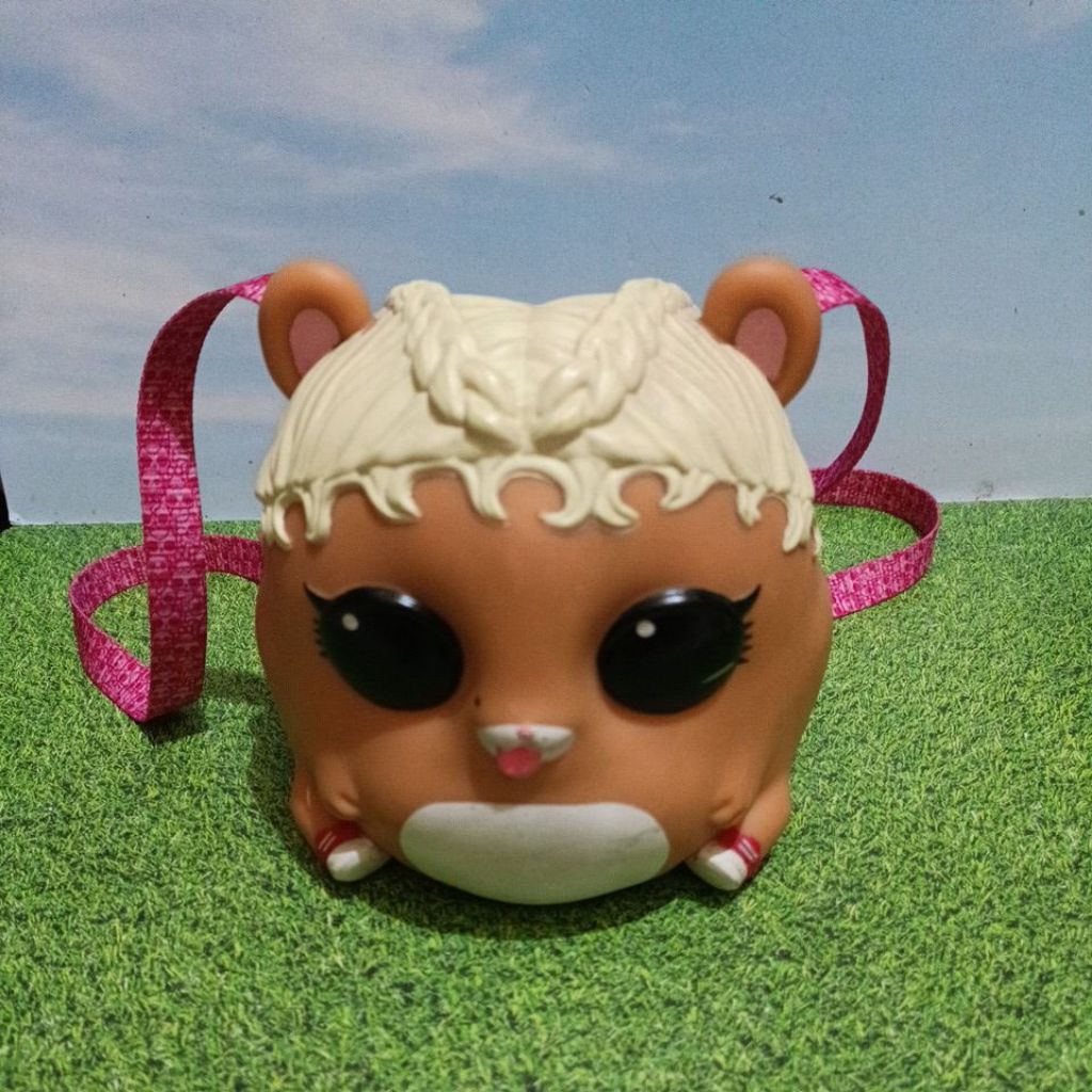 ฮ่าๆ เซอร์ไพรส์! Doll Biggie Pet Hamster Piggy Bank Backpack MC Himmy Coin 5 ชิ้น 2018