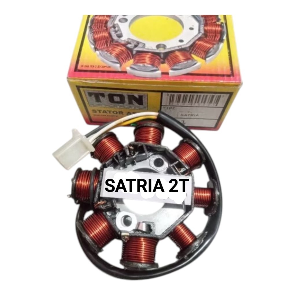 สปูลสเตเตอร์ สปอล์ Assy Suzuki Satria 2T Lumba 2 Tak RGV120 NOS