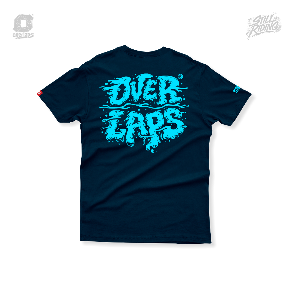 เสื้อยืด Unisex สีกรมท่า OVERLAPS - OVLP.V1.01