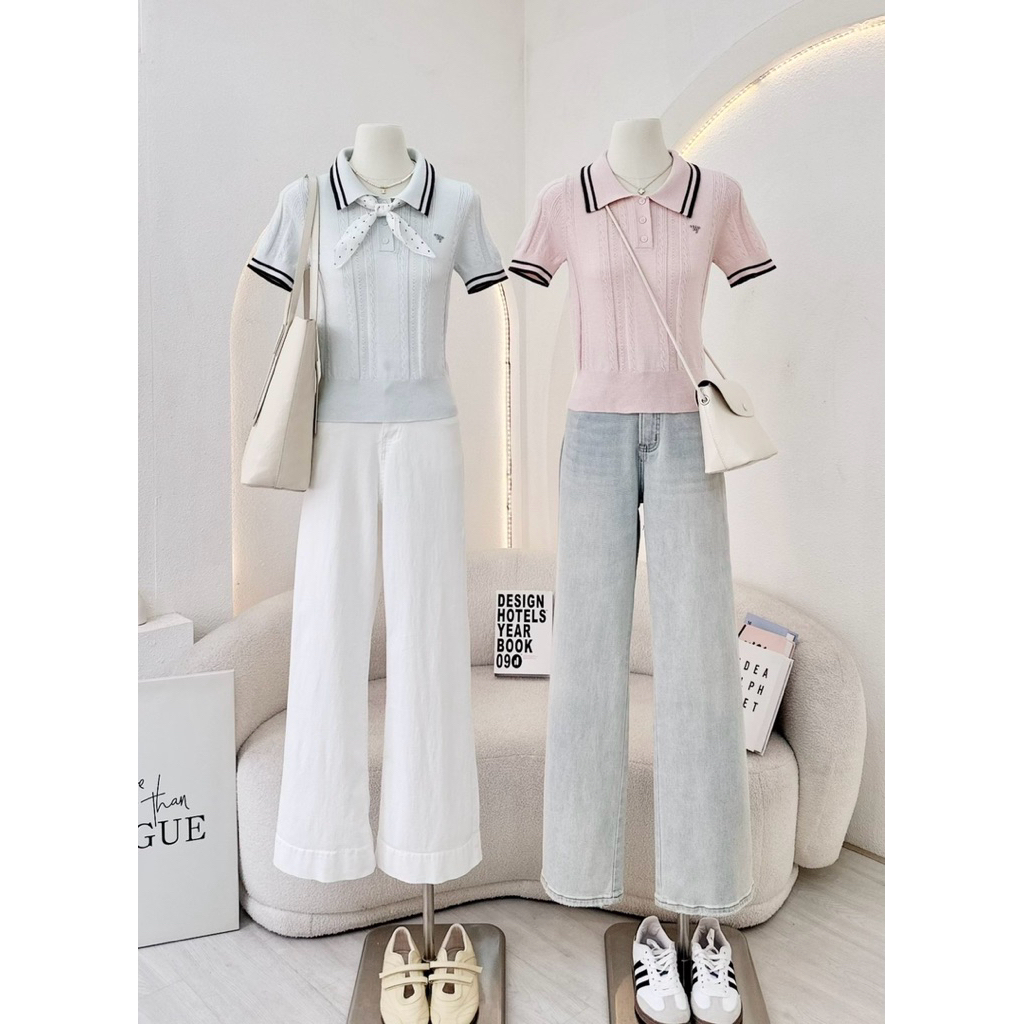 วีนิค | YUNA WAYA TOP 25389 KNIT WA YA KNIT WAYA KNIT TOP